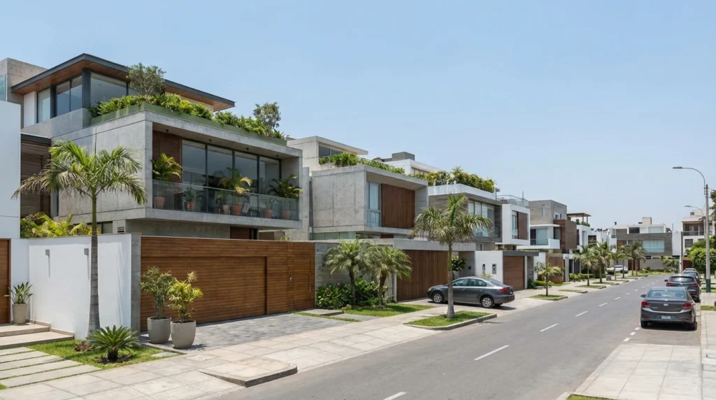 zona residencial urbana en Perú