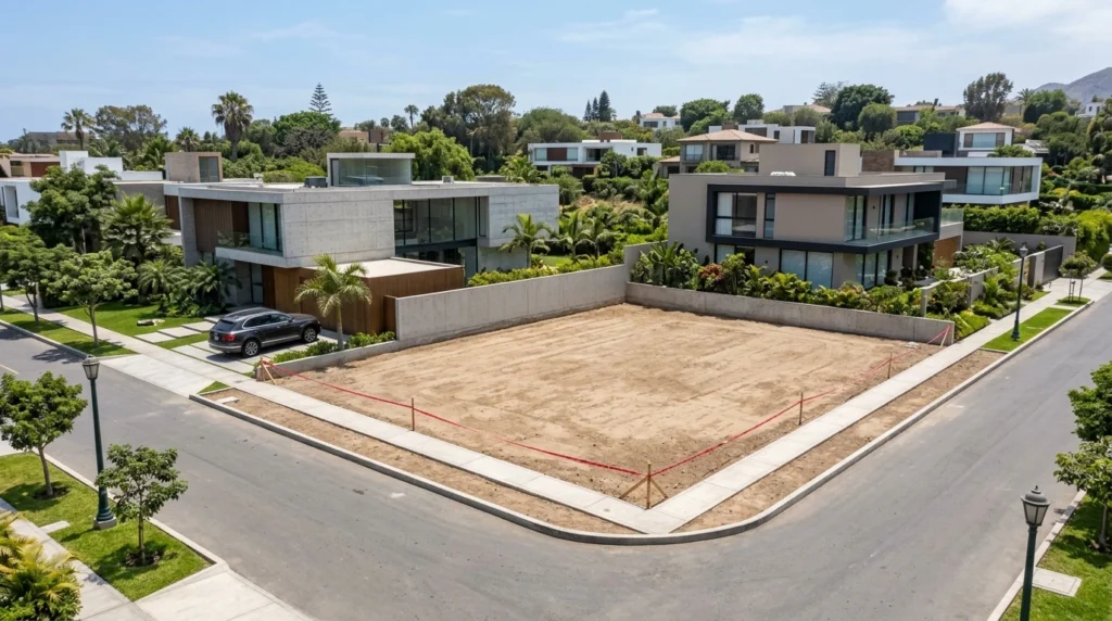 terreno para construir una casa en Perú preparación obra