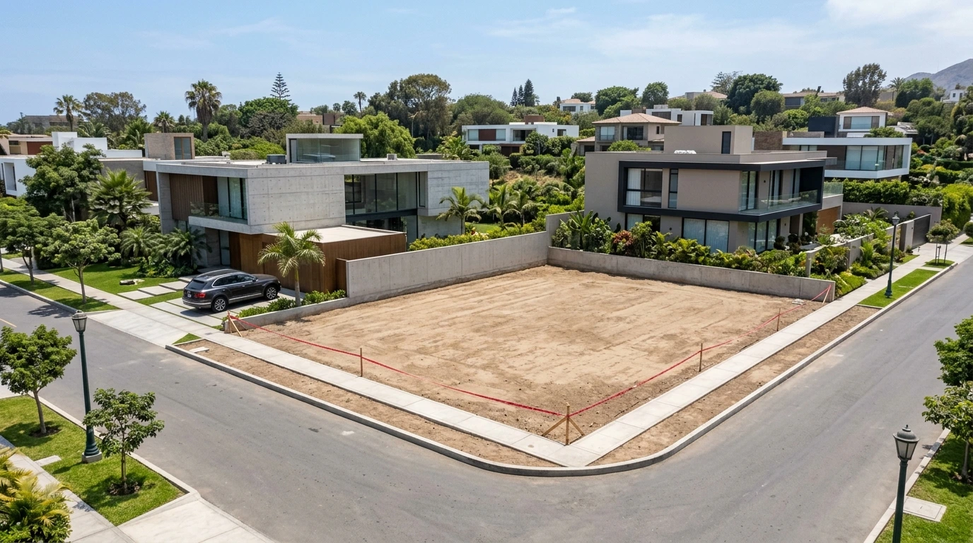 terreno para construir una casa en Perú preparación obra