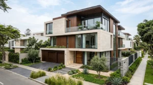 casa moderna varios pisos terreno Perú arquitectura