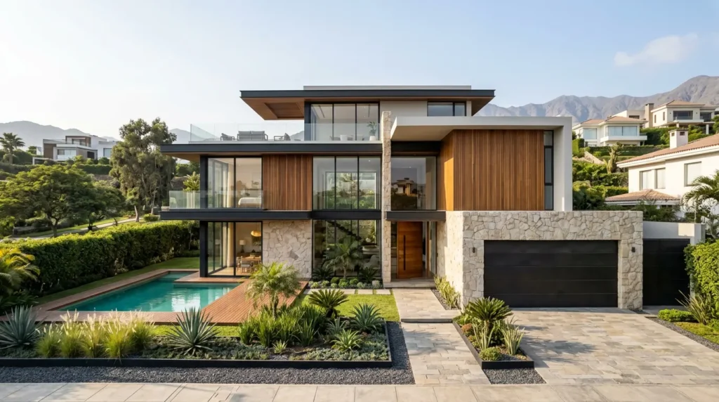 casas de lujo en Perú arquitectura moderna premium