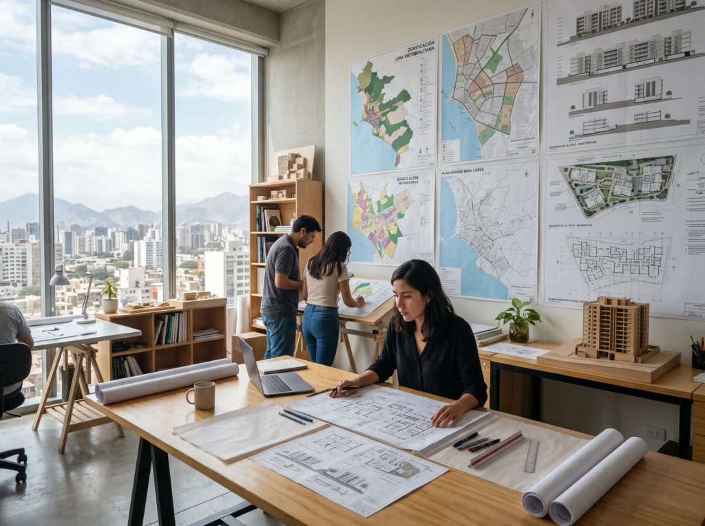 parámetros urbanísticos Perú plano urbano