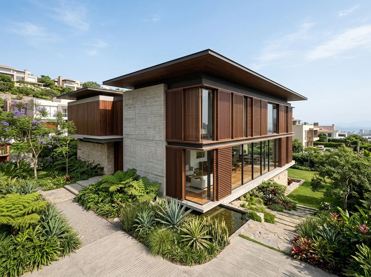 diseño bioclimático Perú vivienda moderna