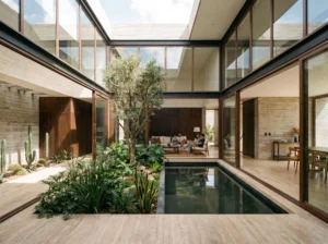 iluminación natural casa Perú patio interior