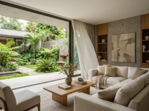 confort térmico casa Perú sala luminosa